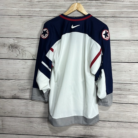 Vintage Nike USA Olympic Hockey Jersey Size S 90’s Blank Embroidered Swoosh - Picture 6 of 9